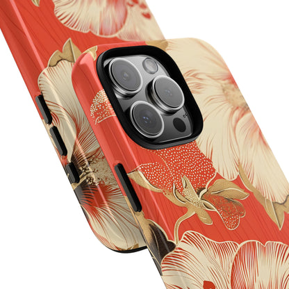 Golden Hibiscus – Tough Glossy iPhone Case