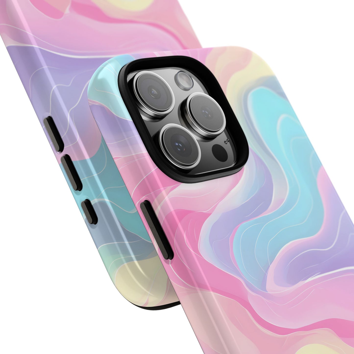 Pastel Mirage – Tough Glossy iPhone Case