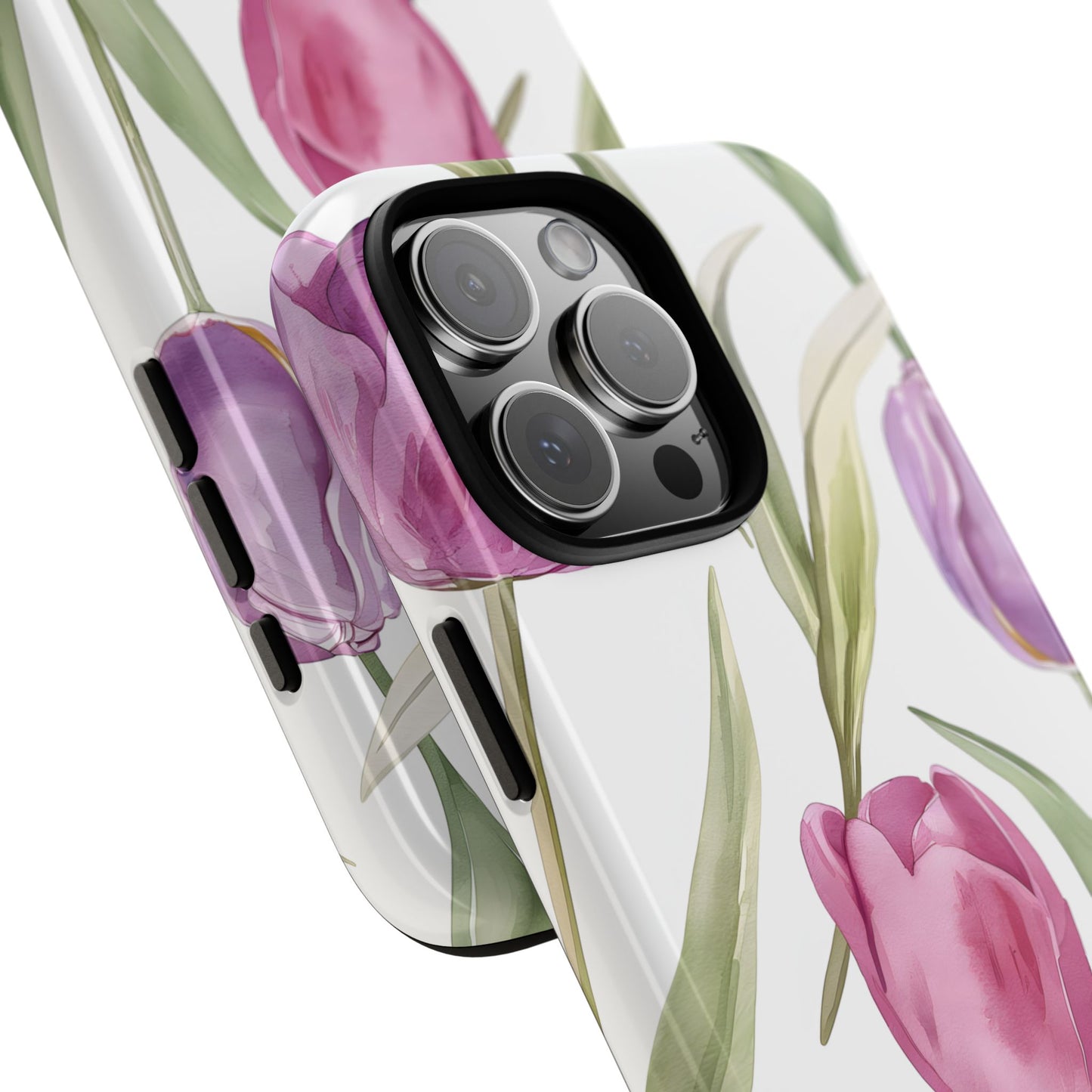 Tulip Serenade – Tough Glossy iPhone Case