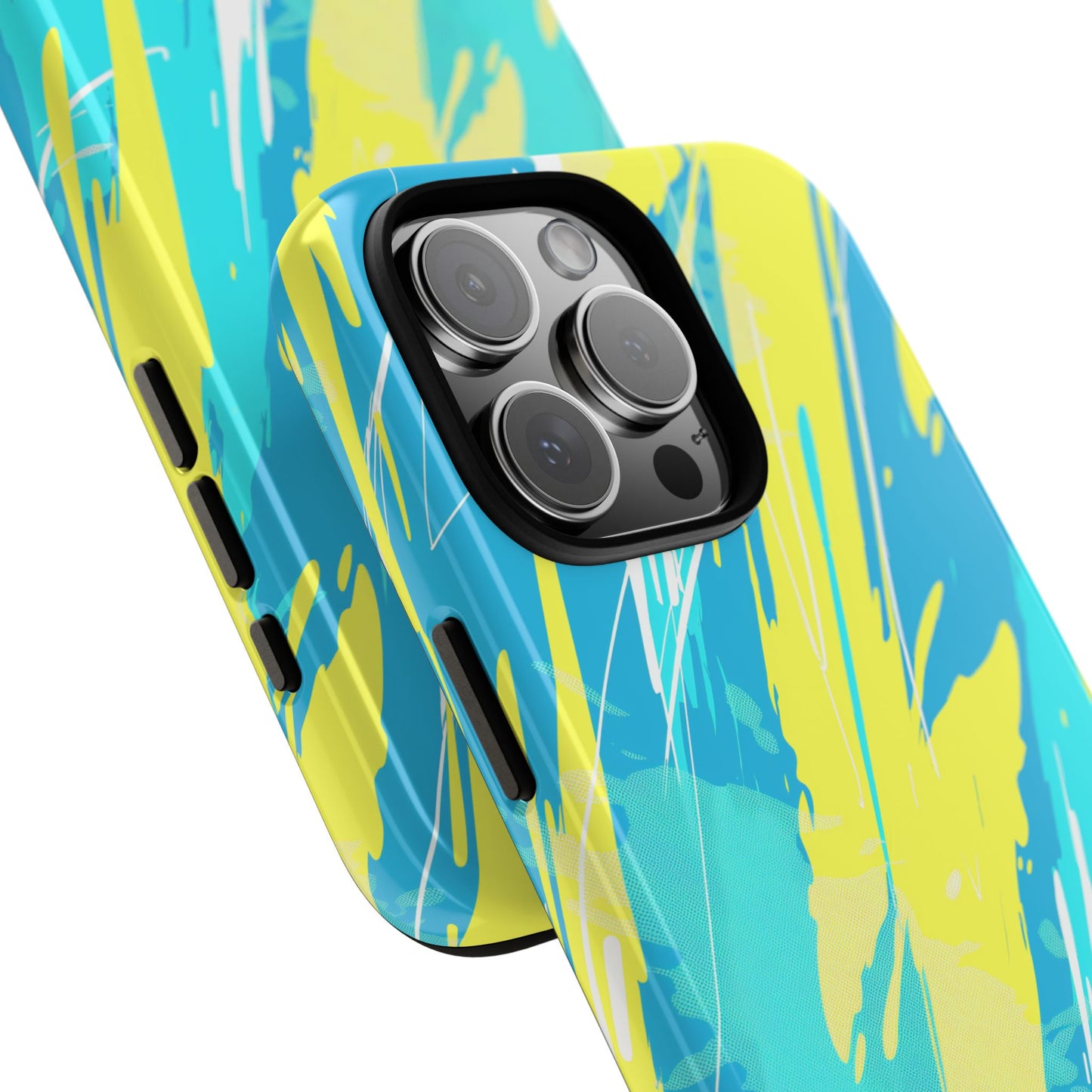 Neon Surge – Tough Glossy iPhone Case