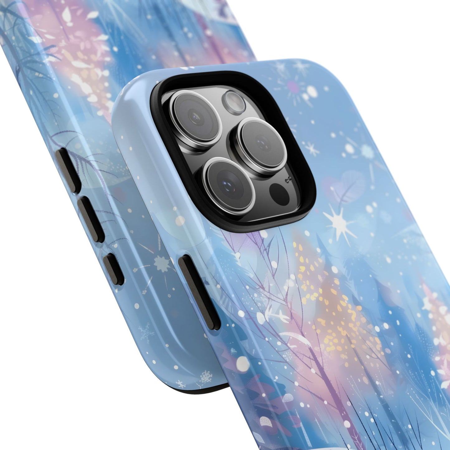 Frosted Winter Forest – Tough Glossy iPhone Case