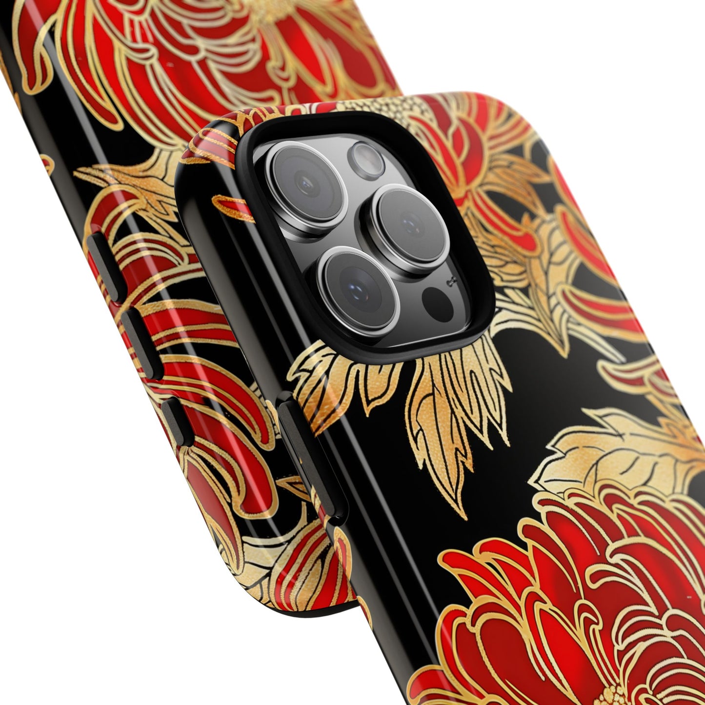 Ember Petals – Tough Glossy iPhone Case