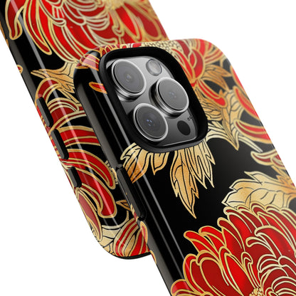 Ember Petals – Tough Glossy iPhone Case