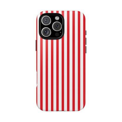 Candy Cane Stripes – Tough Glossy iPhone Case