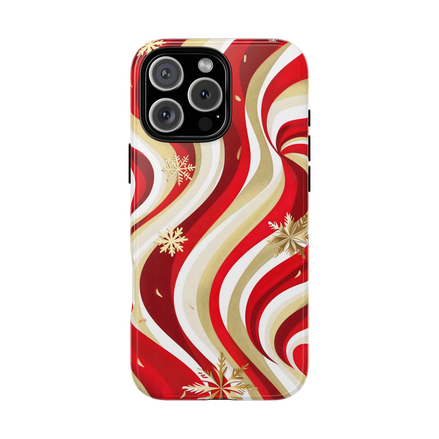 Peppermint Waves – Tough Glossy iPhone Case