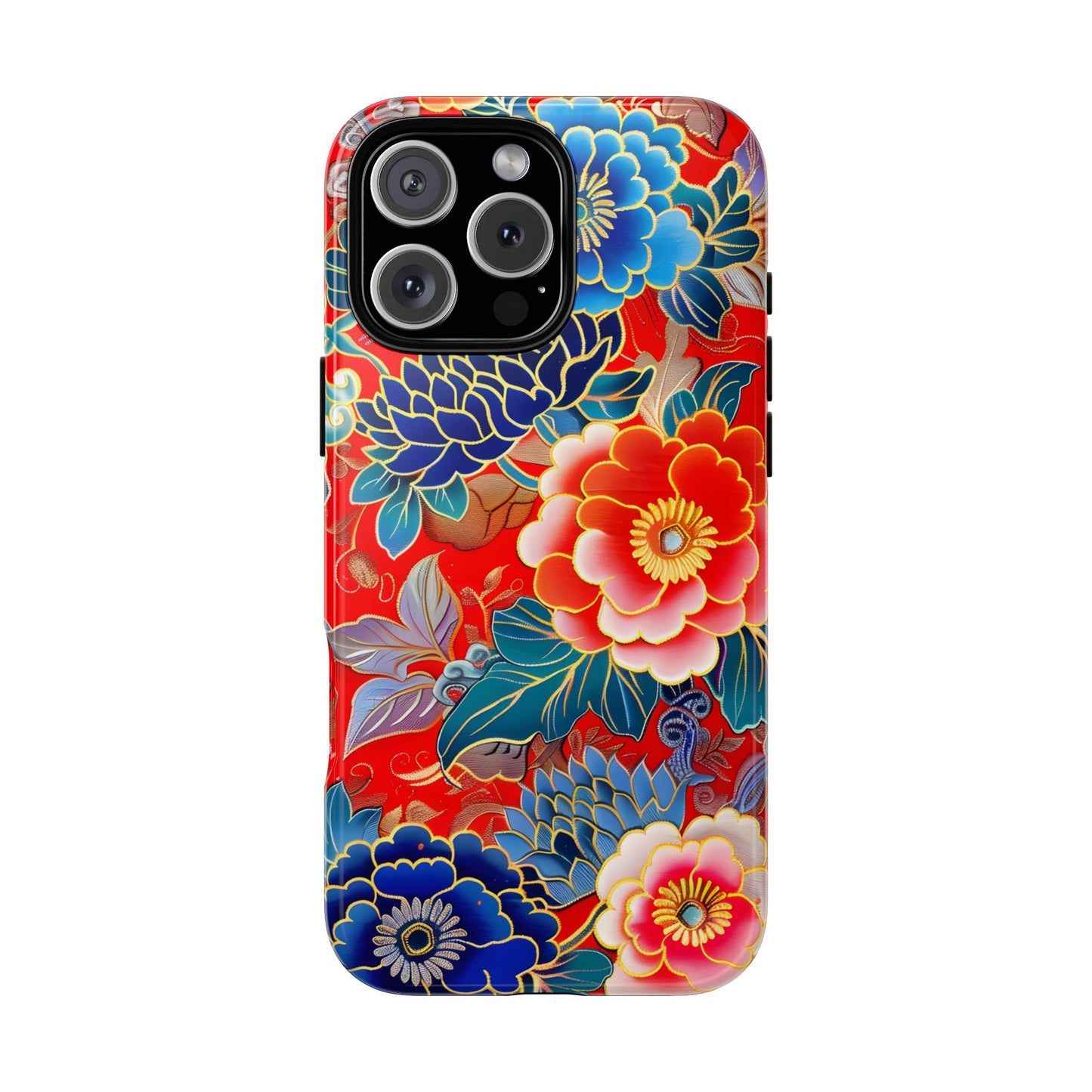 Oriental Blossom – Tough Glossy iPhone Case