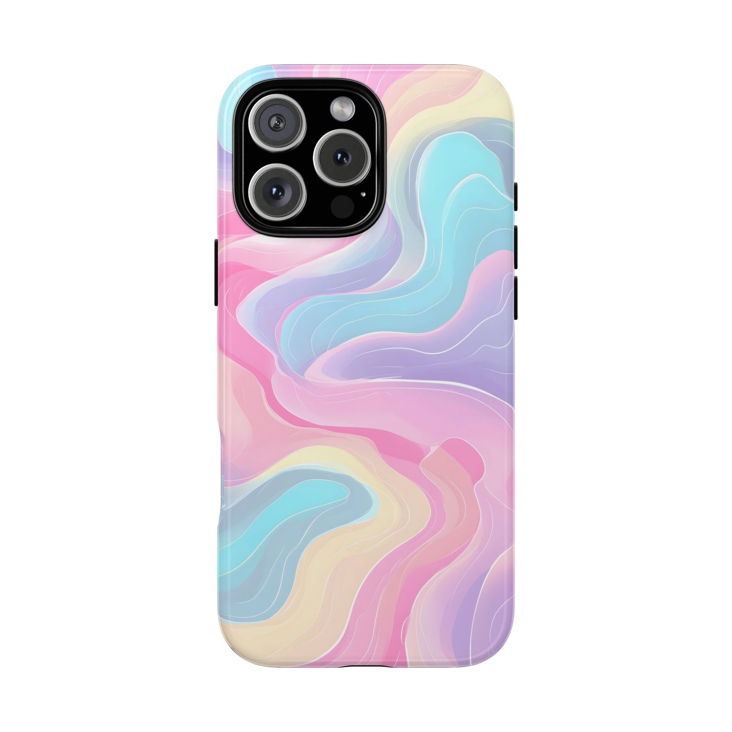 Pastel Mirage – Tough Glossy iPhone Case