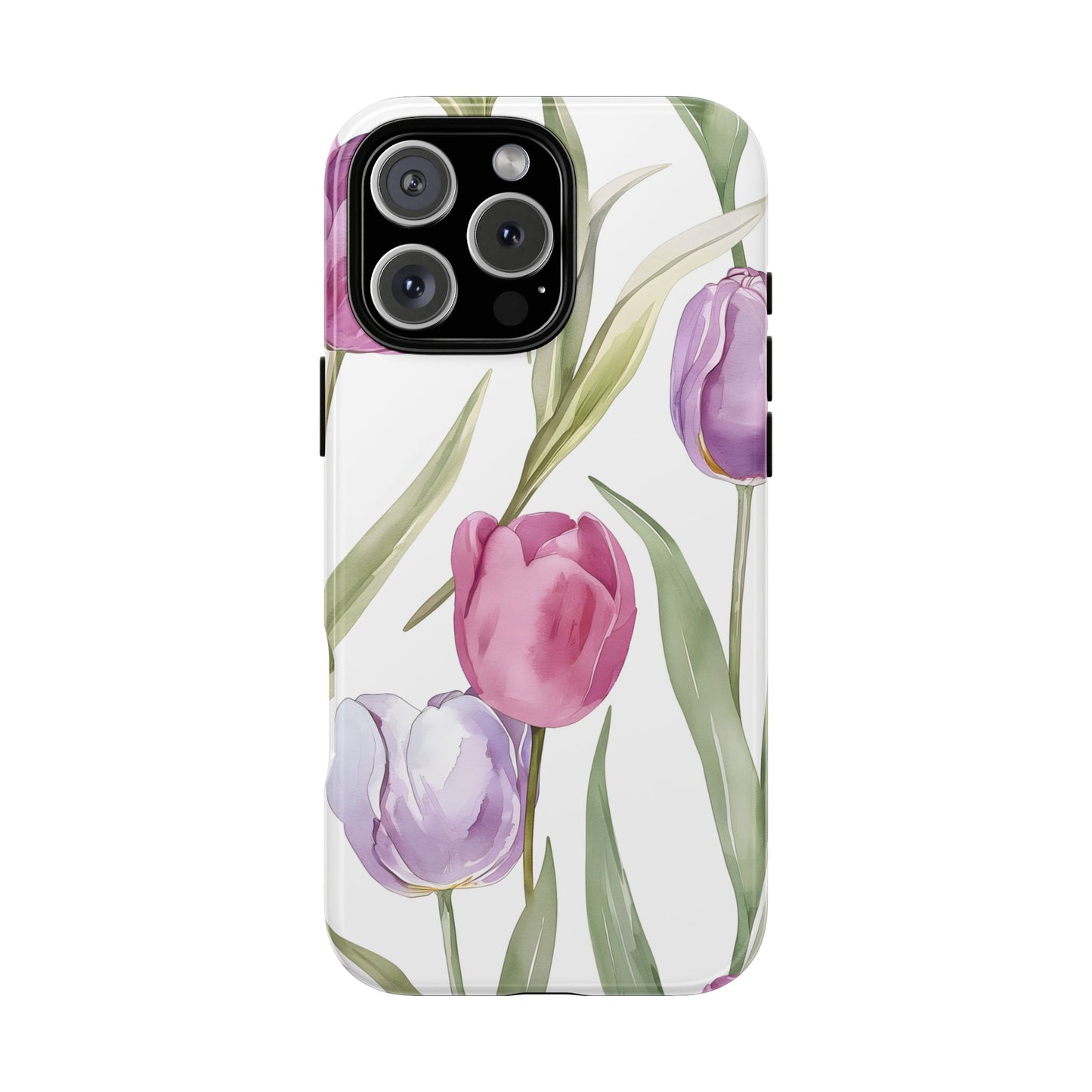 Tulip Serenade – Tough Glossy iPhone Case