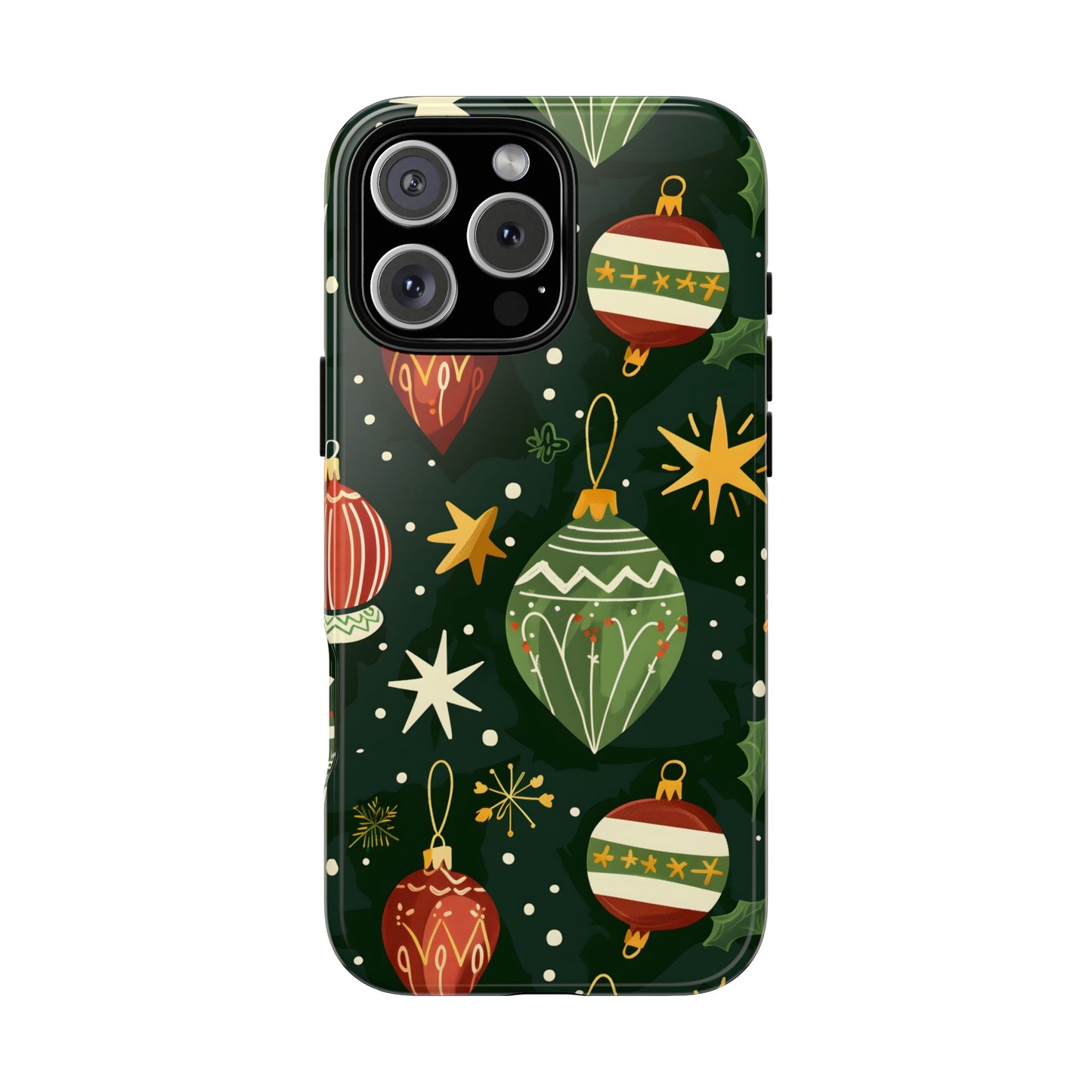 Evergreen Ornament Magic – Tough Glossy iPhone Case