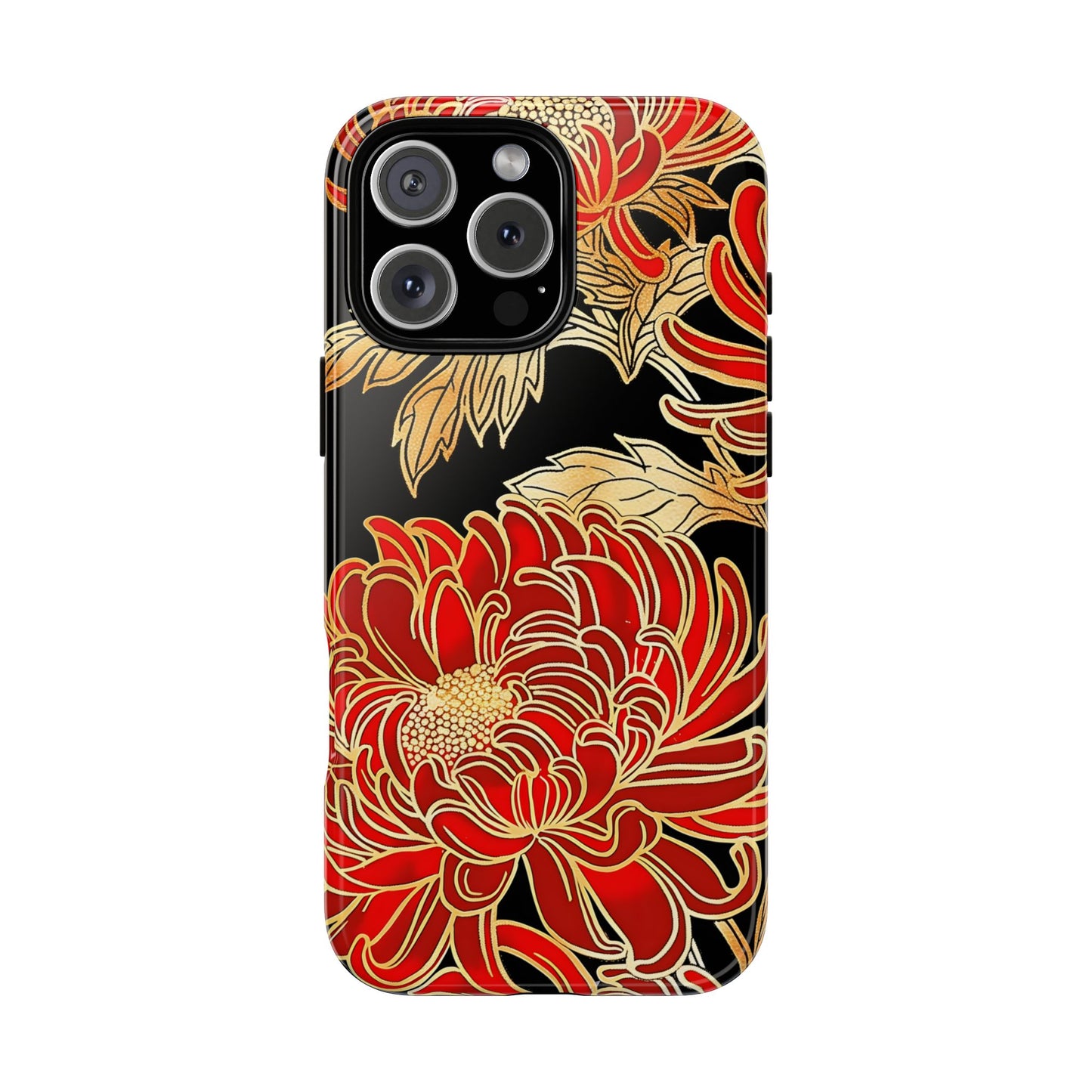 Ember Petals – Tough Glossy iPhone Case