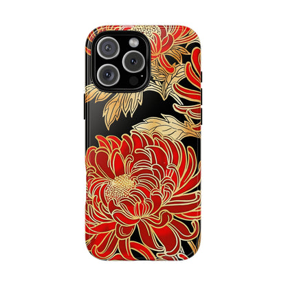 Ember Petals – Tough Glossy iPhone Case