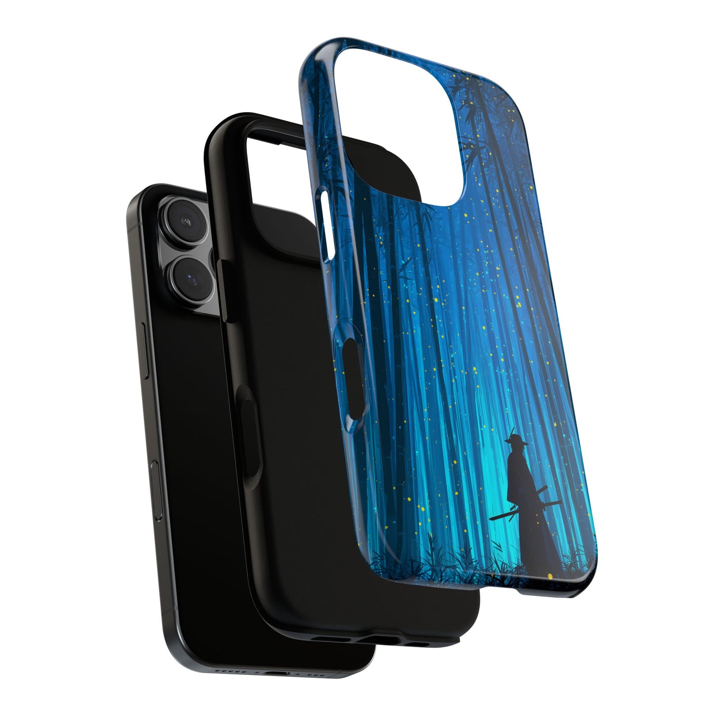 Shadowed Bamboo Sentinel – Tough Glossy iPhone Case