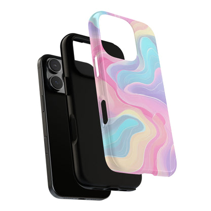 Pastel Mirage – Tough Glossy iPhone Case
