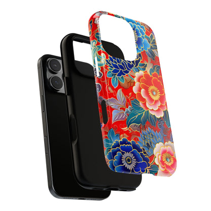 Oriental Blossom – Tough Glossy iPhone Case