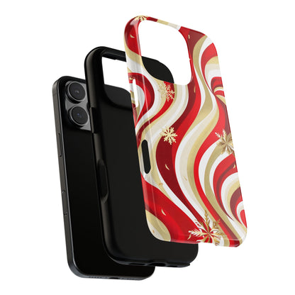 Peppermint Waves – Tough Glossy iPhone Case