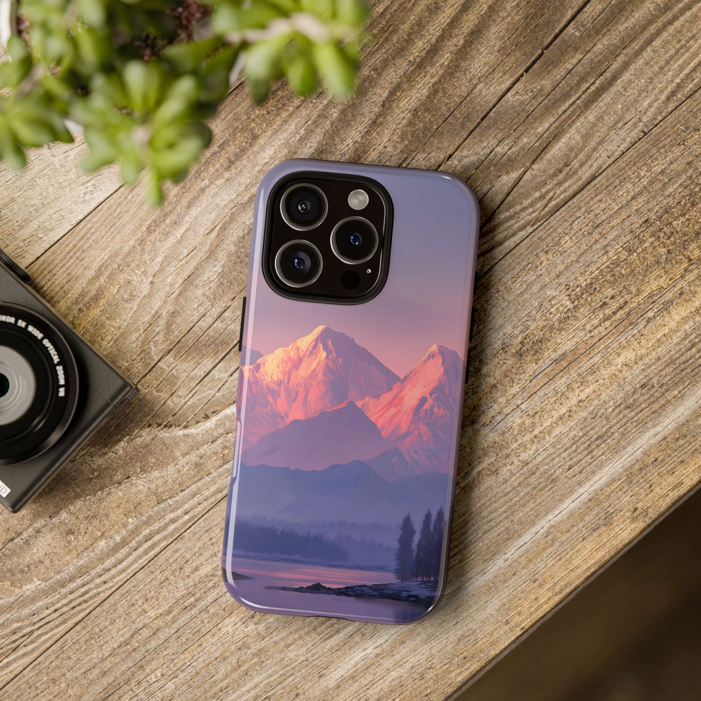 Crimson Peaks – Tough Glossy iPhone Case