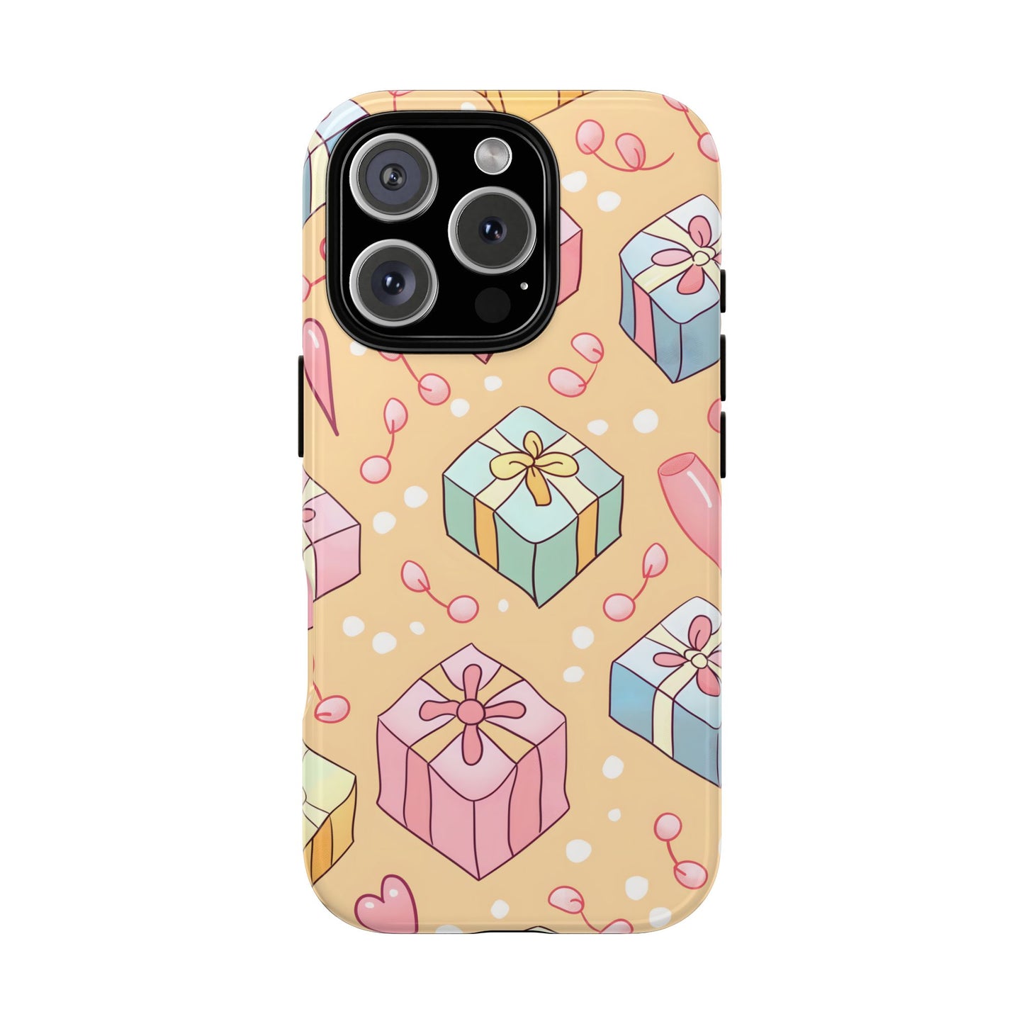 Pastel Gift Delight – Tough Glossy iPhone Case