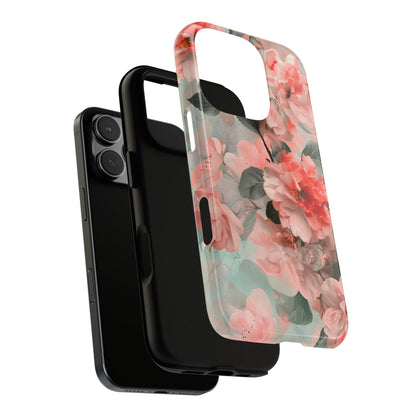 Sakura Drift – Tough Glossy iPhone Case