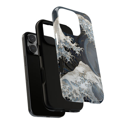 Golden Wave – Tough Glossy iPhone Case