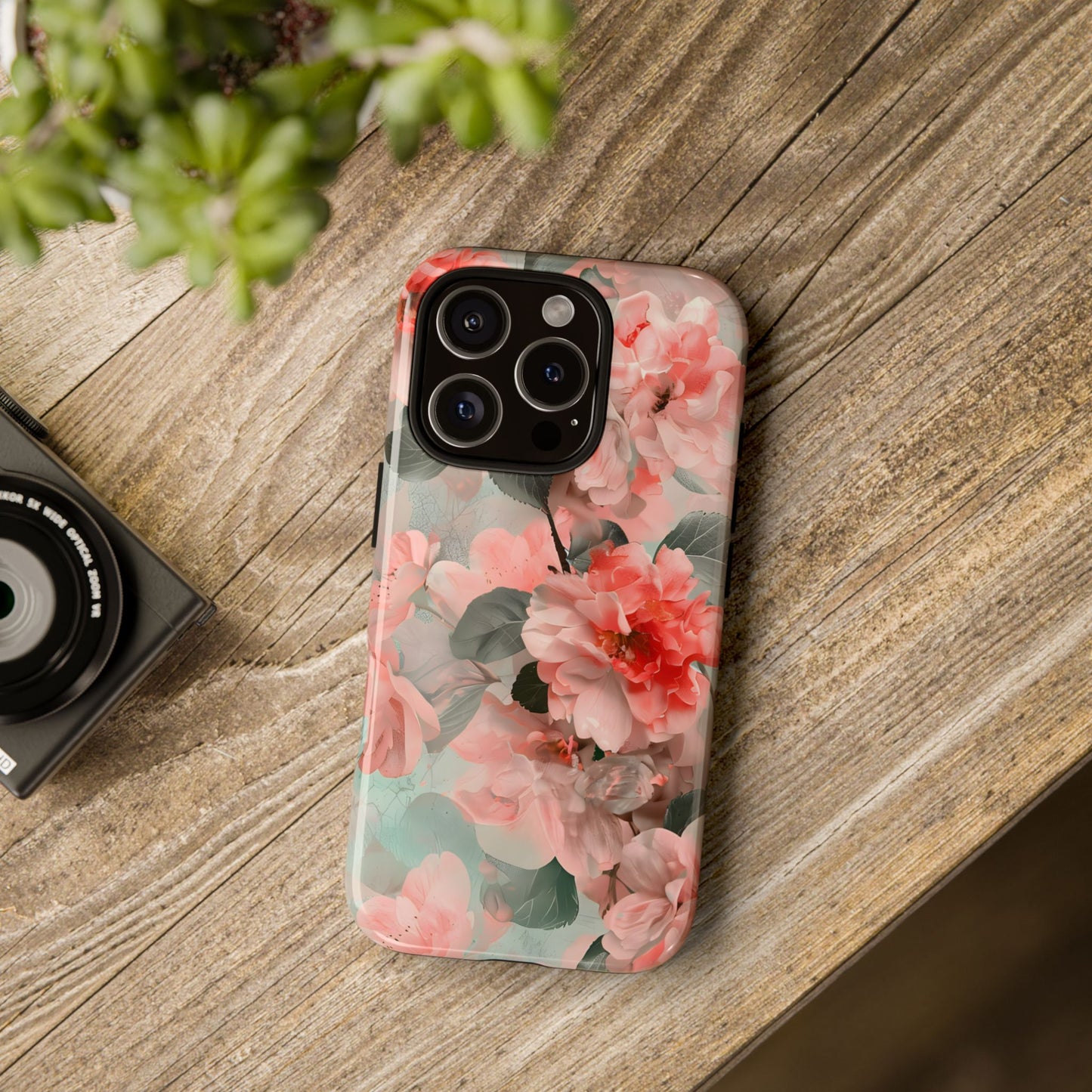 Sakura Drift – Tough Glossy iPhone Case