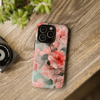 Sakura Drift – Tough Glossy iPhone Case