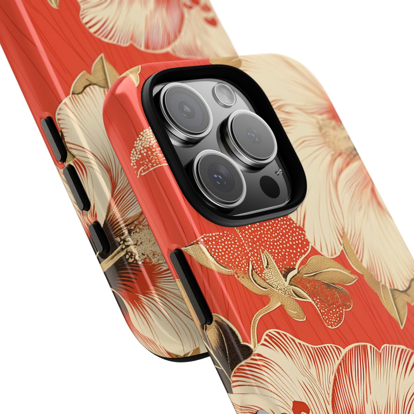 Golden Hibiscus – Tough Glossy iPhone Case