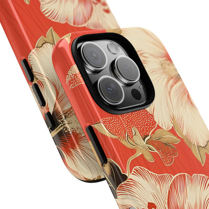 Golden Hibiscus – Tough Glossy iPhone Case
