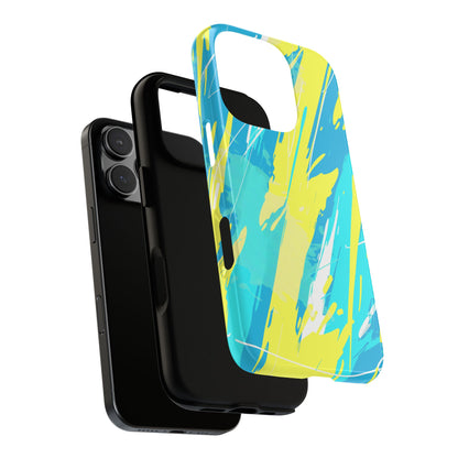 Neon Surge – Tough Glossy iPhone Case