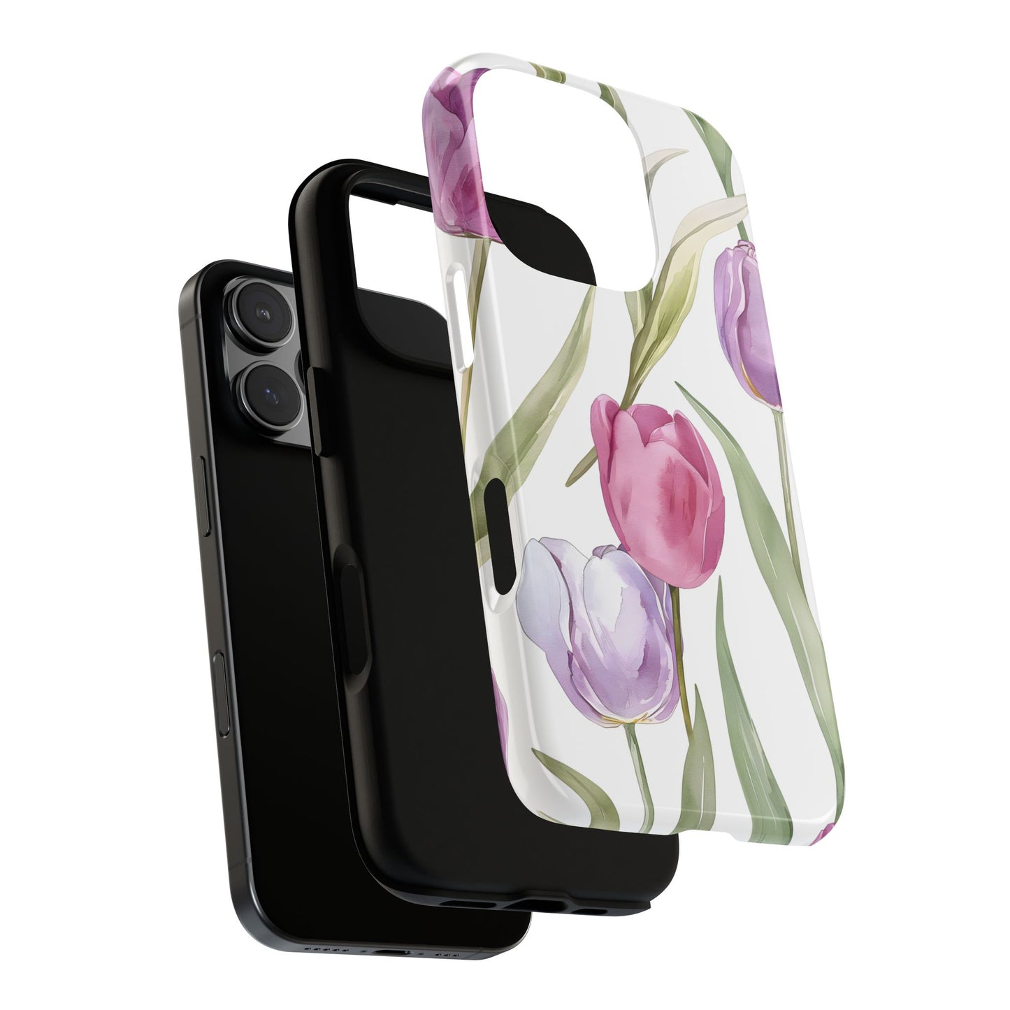 Tulip Serenade – Tough Glossy iPhone Case