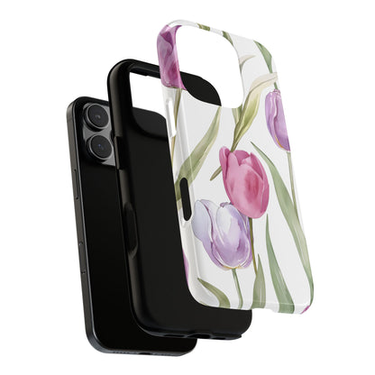 Tulip Serenade – Tough Glossy iPhone Case