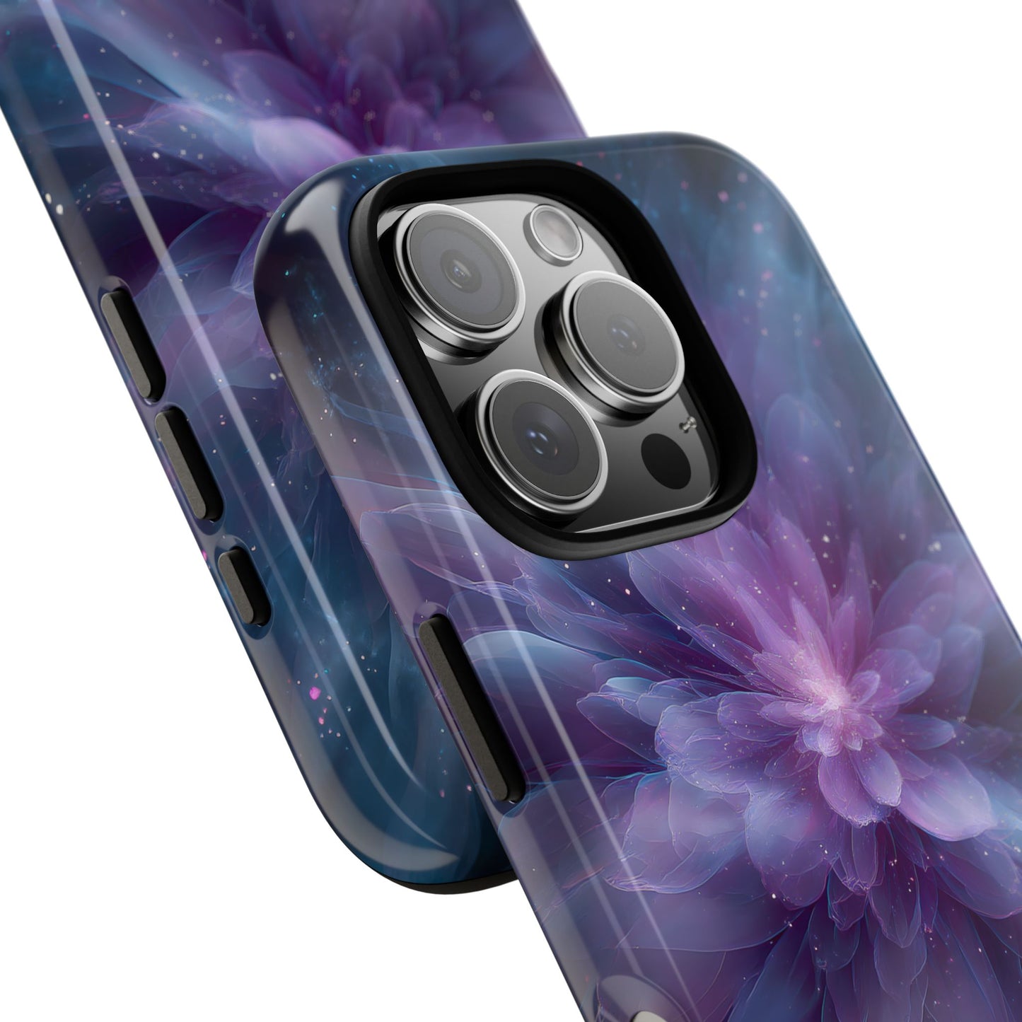 Celestial Bloom – Tough Glossy iPhone Case