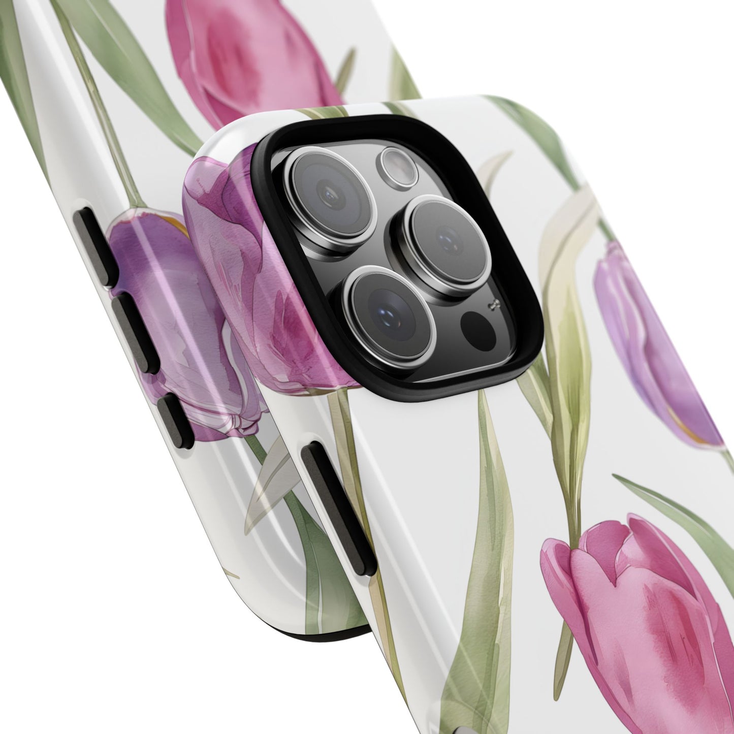 Tulip Serenade – Tough Glossy iPhone Case