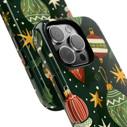Evergreen Ornament Magic – Tough Glossy iPhone Case
