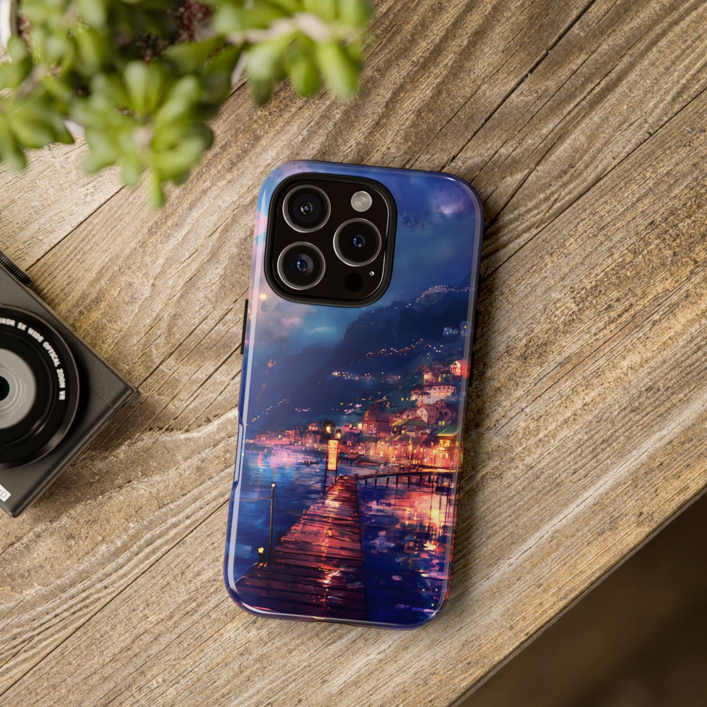 Twilight Harbor – Tough Glossy iPhone Case