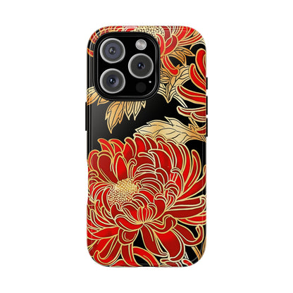 Ember Petals – Tough Glossy iPhone Case