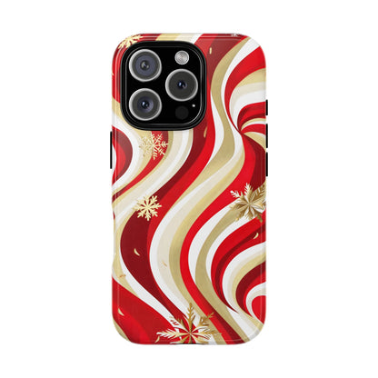 Peppermint Waves – Tough Glossy iPhone Case