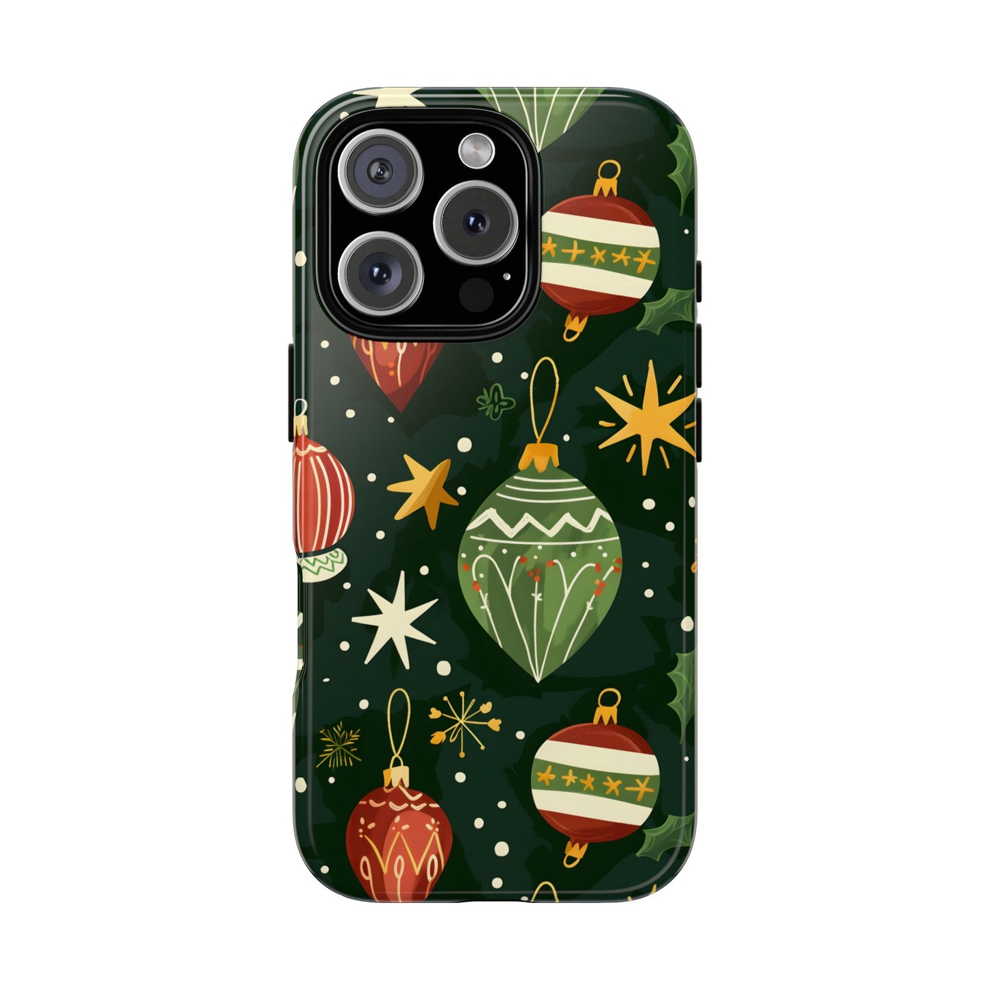 Evergreen Ornament Magic – Tough Glossy iPhone Case