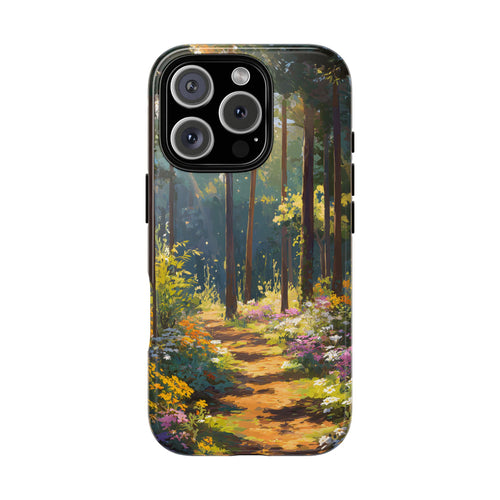 Enchanted Forest Path – Tough Glossy iPhone Case