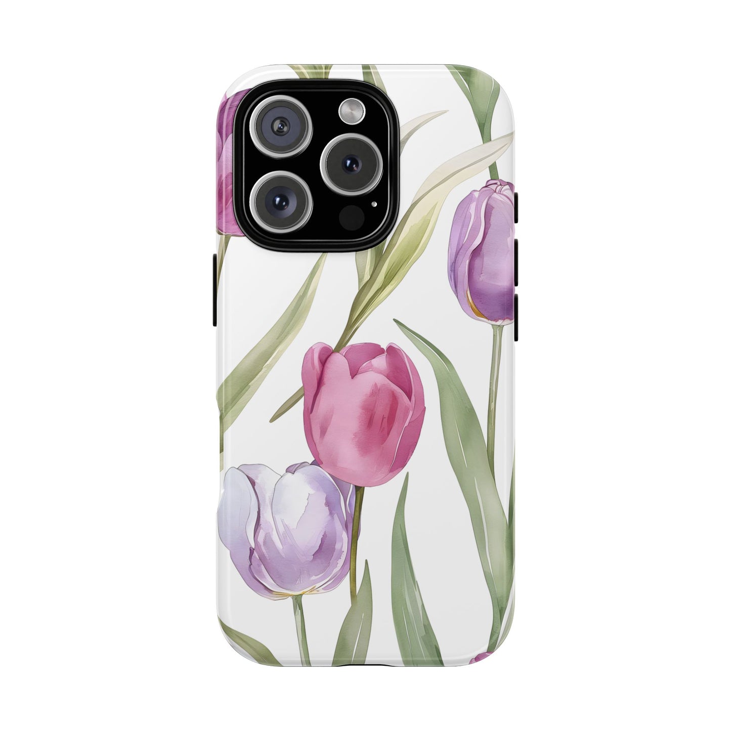 Tulip Serenade – Tough Glossy iPhone Case