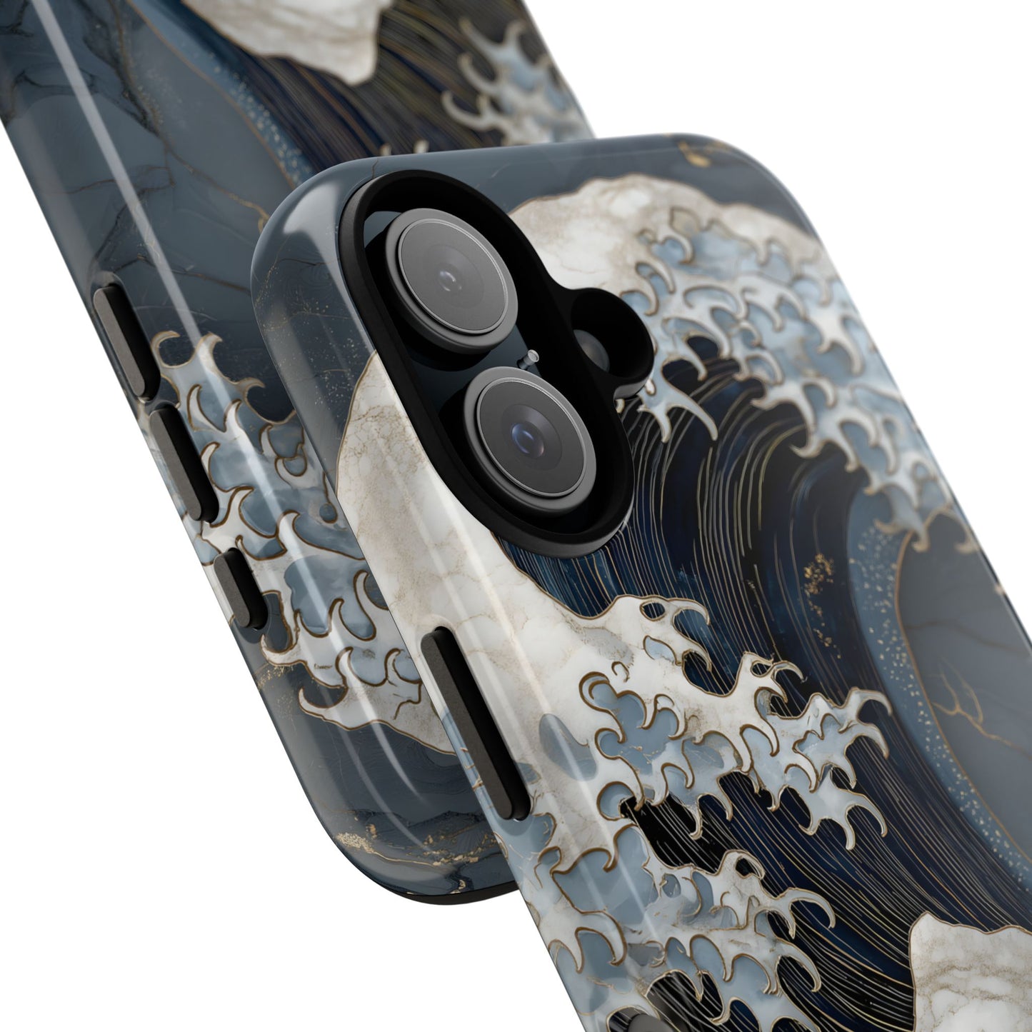 Golden Wave – Tough Glossy iPhone Case