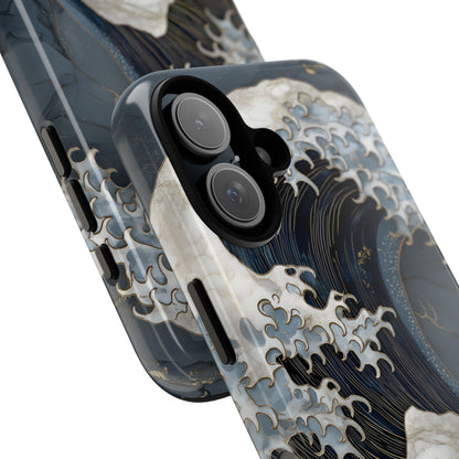 Golden Wave – Tough Glossy iPhone Case