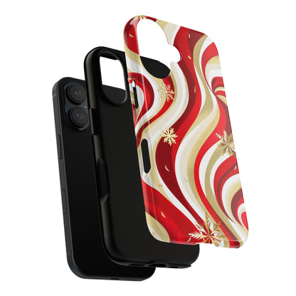 Peppermint Waves – Tough Glossy iPhone Case
