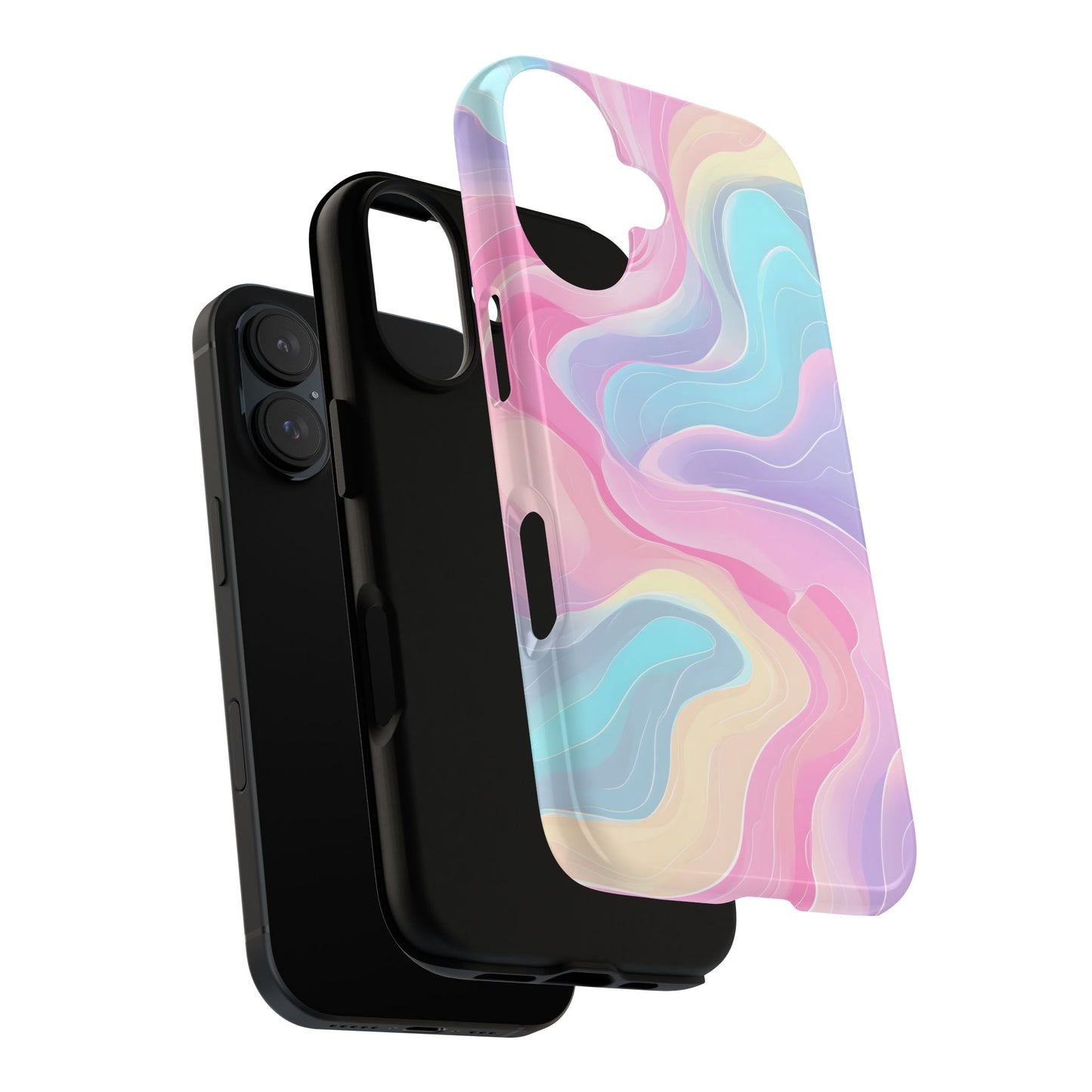 Pastel Mirage – Tough Glossy iPhone Case