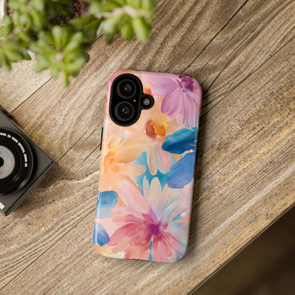 Radiant Bloom – Tough Glossy iPhone Case