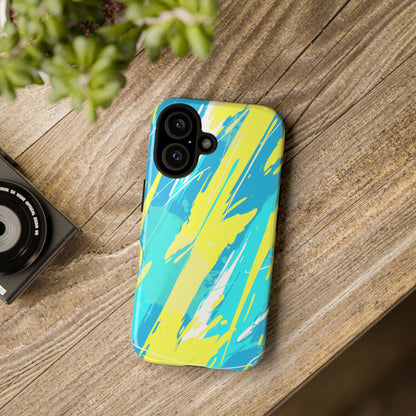 Neon Surge – Tough Glossy iPhone Case