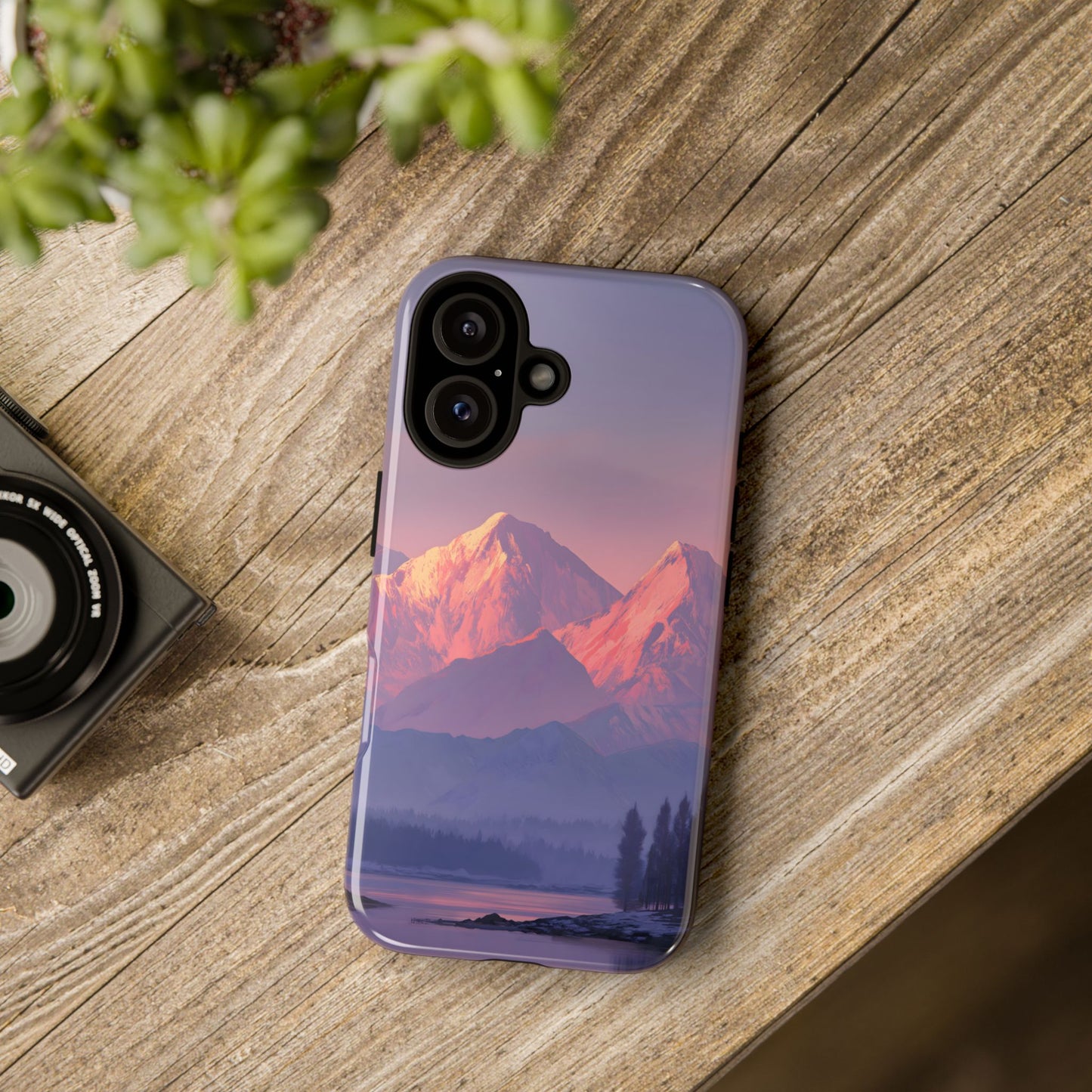 Crimson Peaks – Tough Glossy iPhone Case