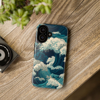 Eternal Waves – Tough Glossy iPhone Case