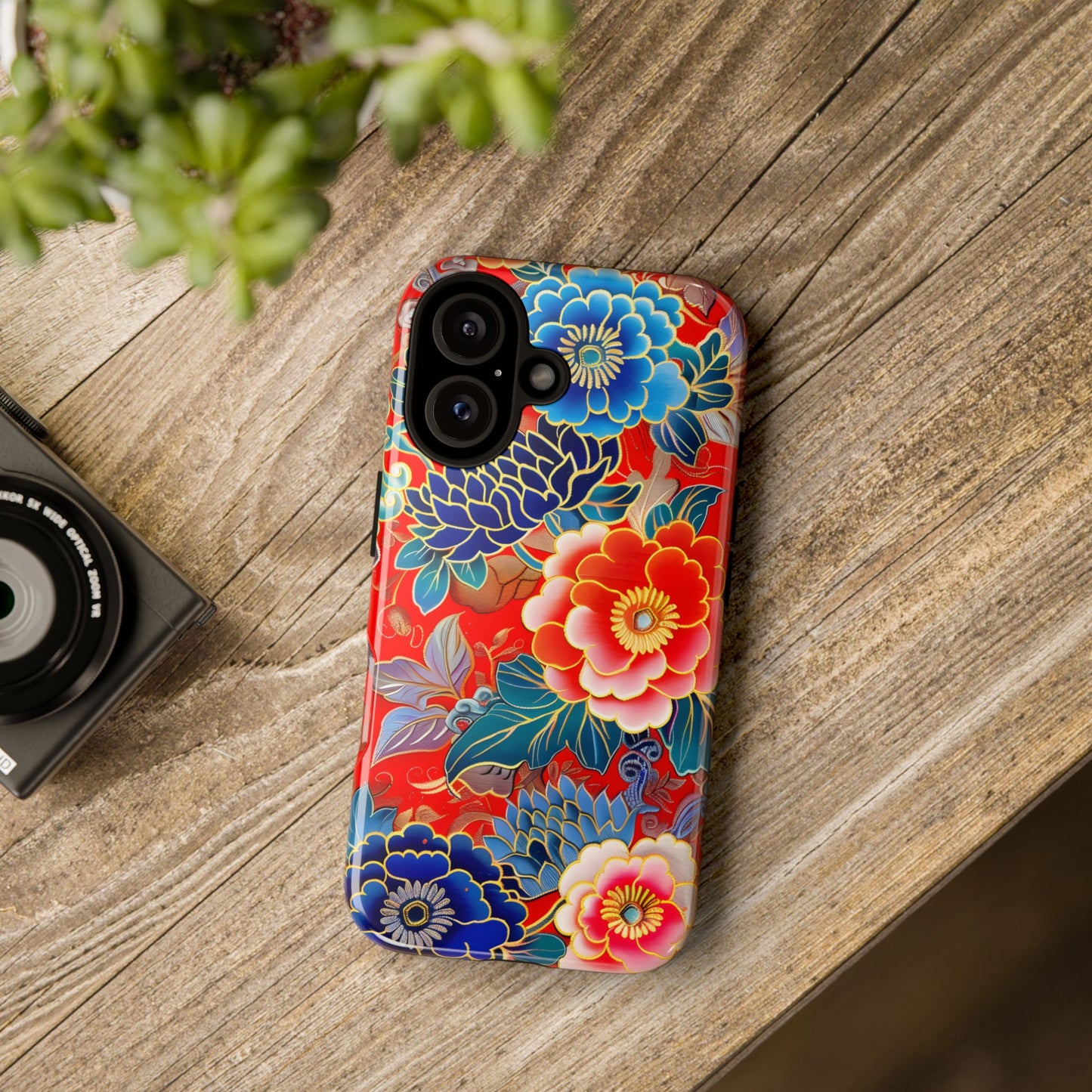 Oriental Blossom – Tough Glossy iPhone Case