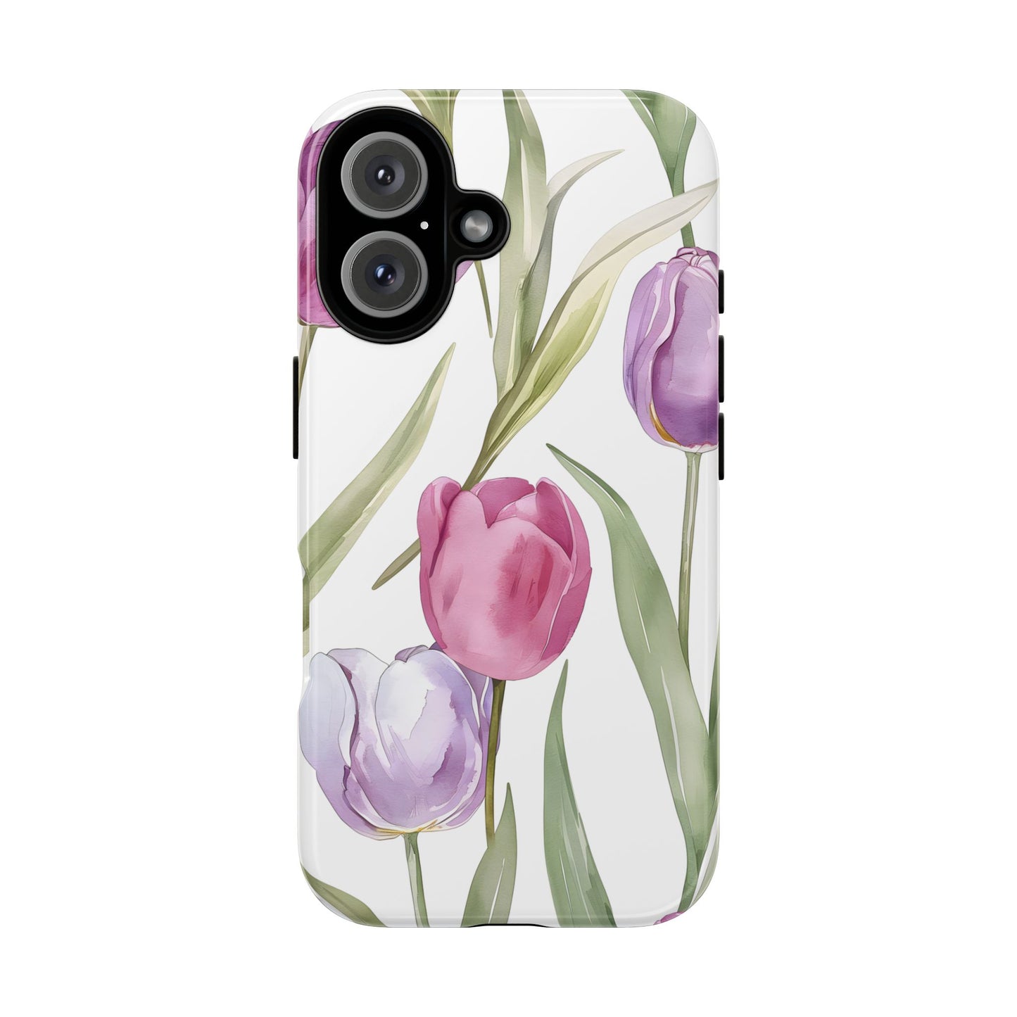 Tulip Serenade – Tough Glossy iPhone Case