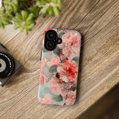 Sakura Drift – Tough Glossy iPhone Case